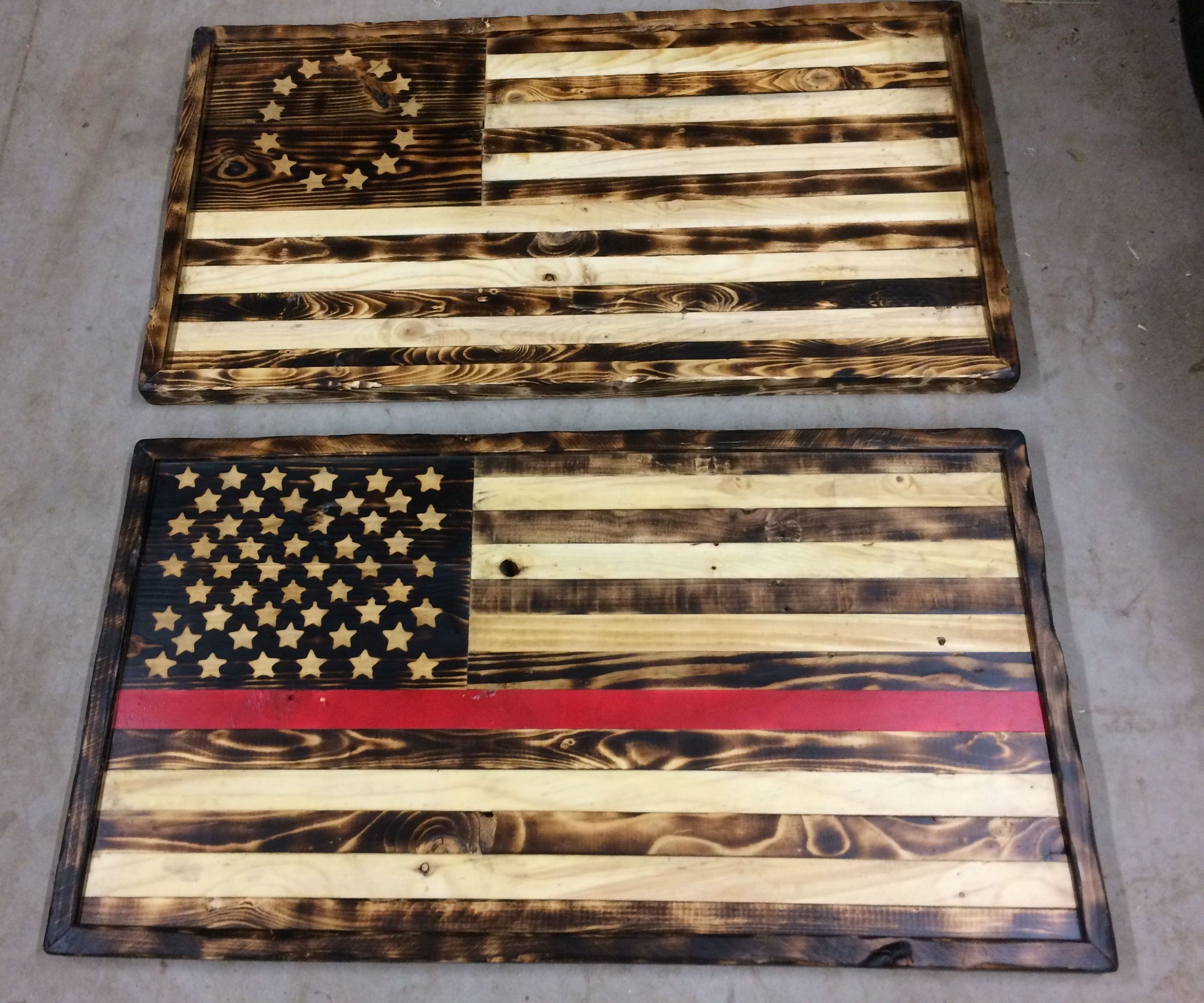 Pallet Wood American Flag (A.K.A. the Pyro Flag)