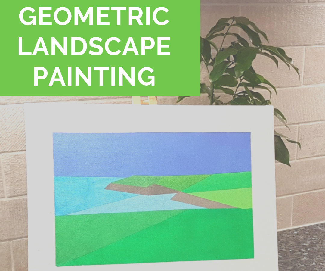Geometric Landscape Painting 