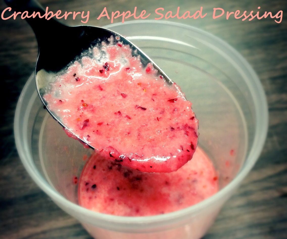 Cranberry Apple Salad Dressing
