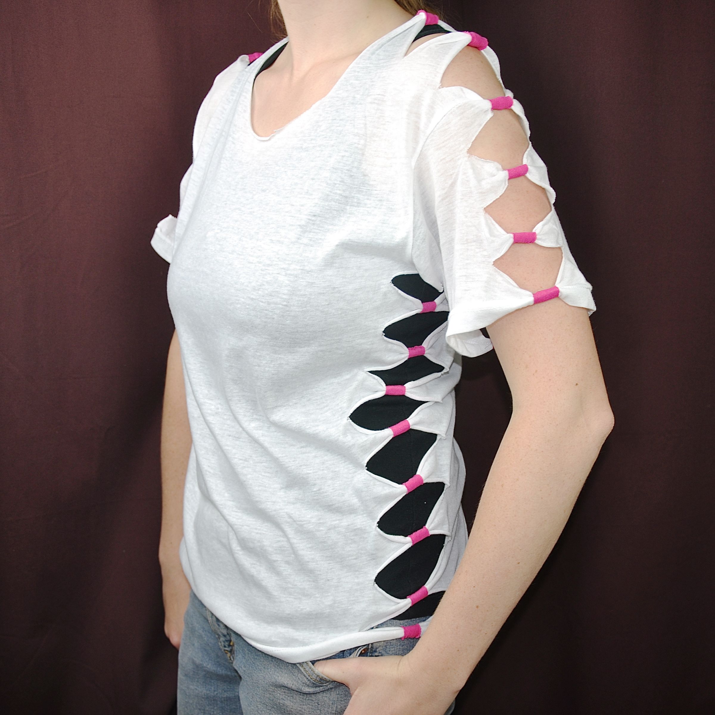 Faux Bow T-Shirt Mod