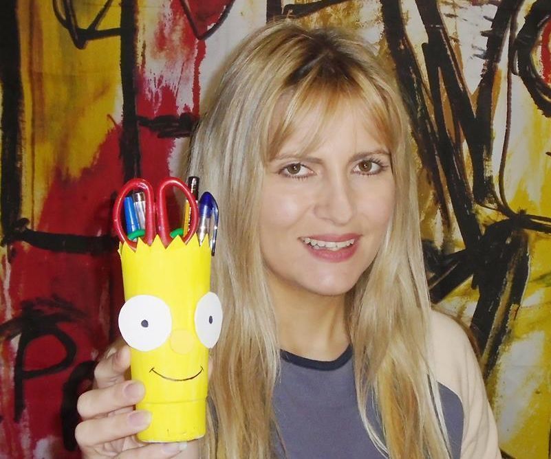 DIY Crafts: Make a Pencil Case Bart Simpson for Your Office