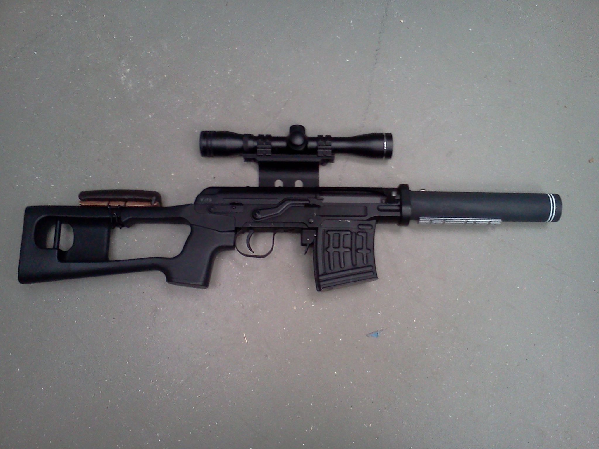 SVD Airsoft Short Barrel Mod 9 Steps Instructables