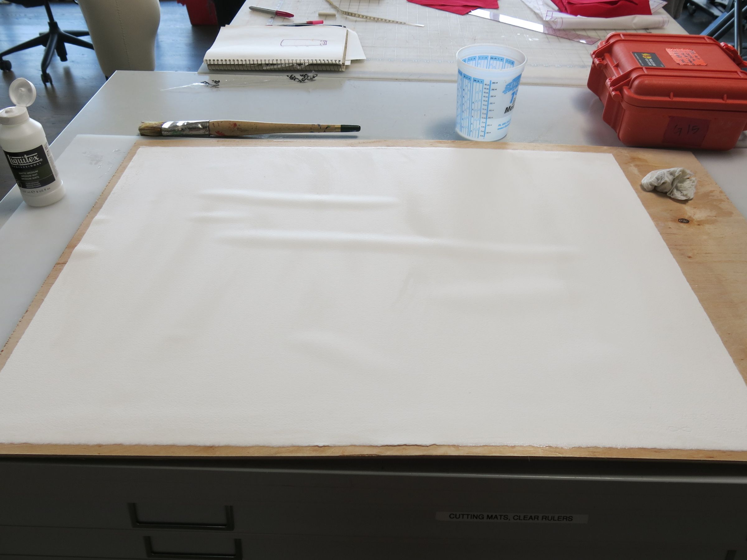 Mounting Watercolor Paper to Board (for Lasercutting or Otherwise) 5
