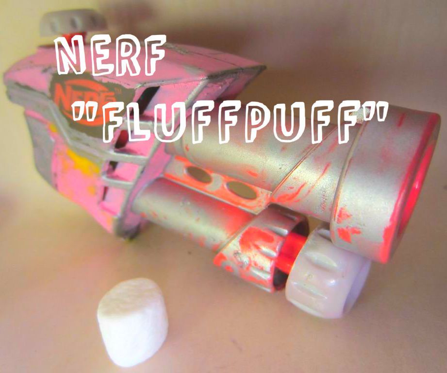NERF FluffPuff Marshmallow Launcher