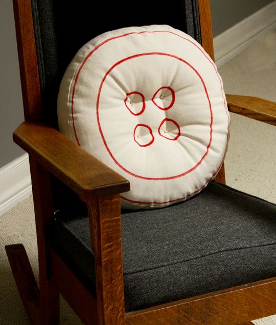 Ginormous Button Pillow