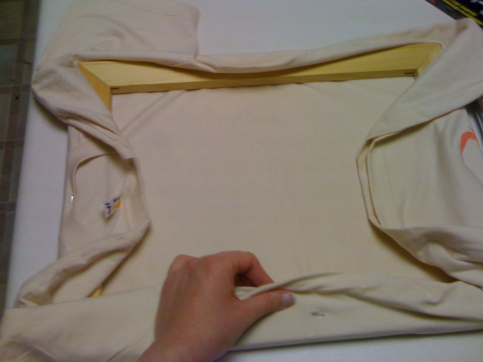 Make a Tshirt Into Hangable Art 8 Steps Instructables