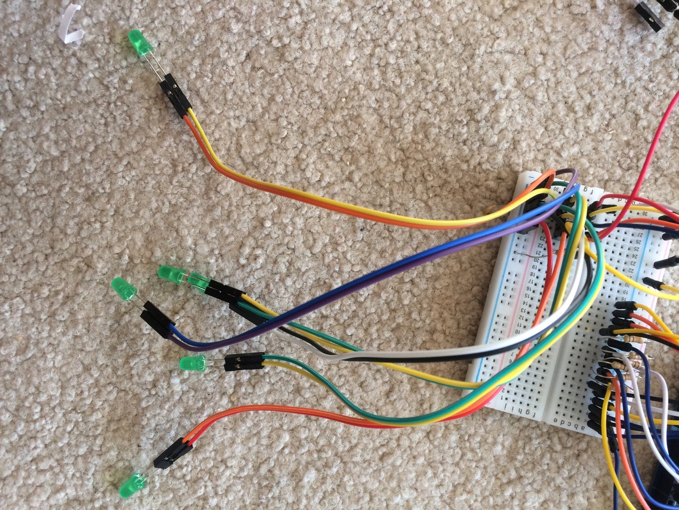 Step 4:  the Breadboard Circut