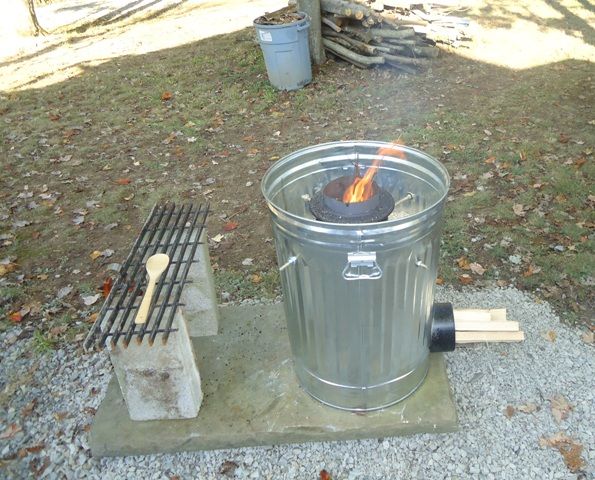 Building a Rocket Stove for the Cabin : 54 Steps (with Pictures) -  Instructables