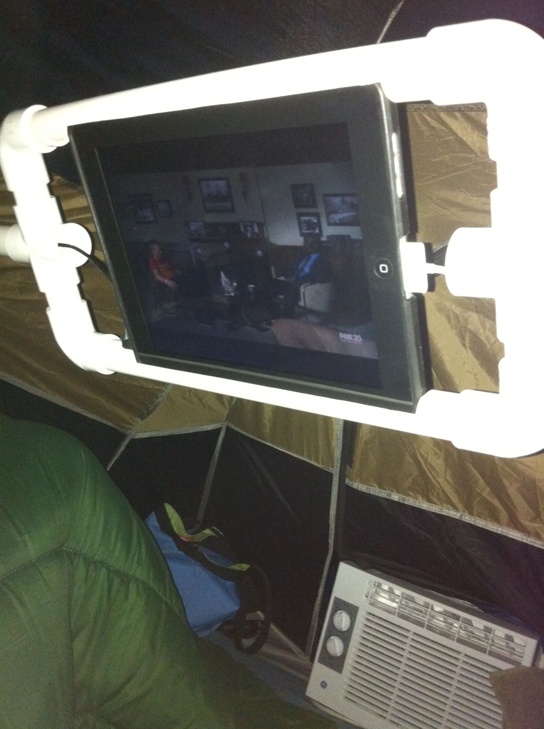 PVC IPad Holder and Mount for Tent Camping 6 Steps (with Pictures