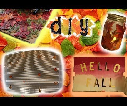 DIY Fall Decor for Your Room/House!