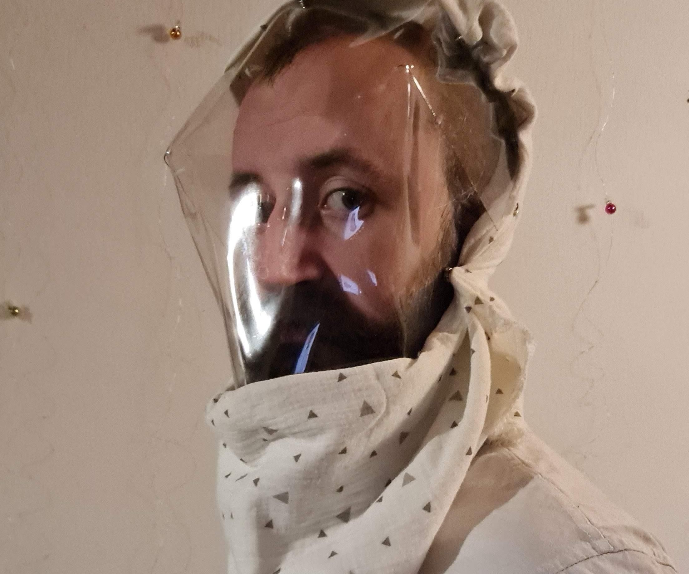 Space Suit Inspired Droplet Hood