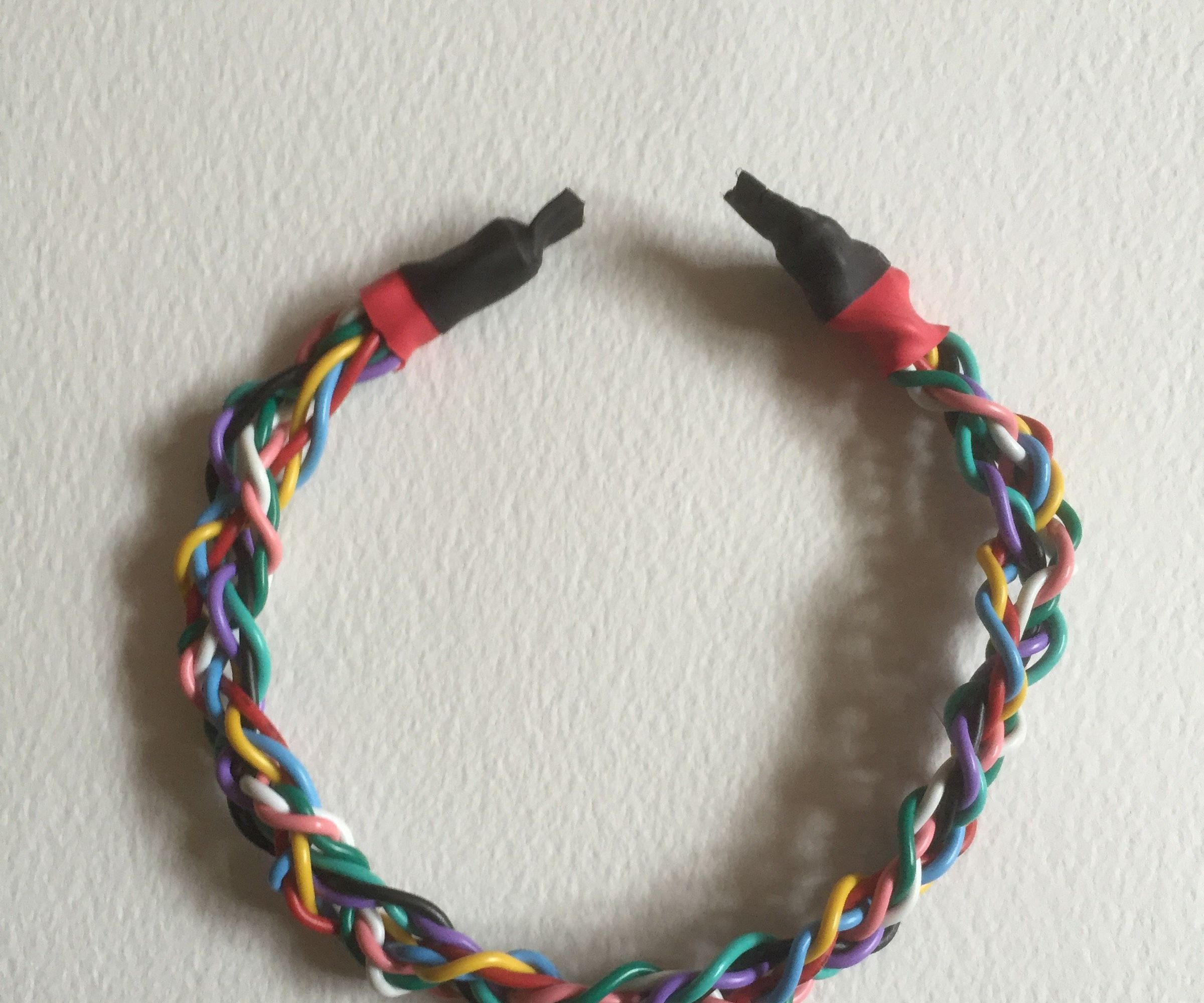 Bracelet From Old Wiring Looms