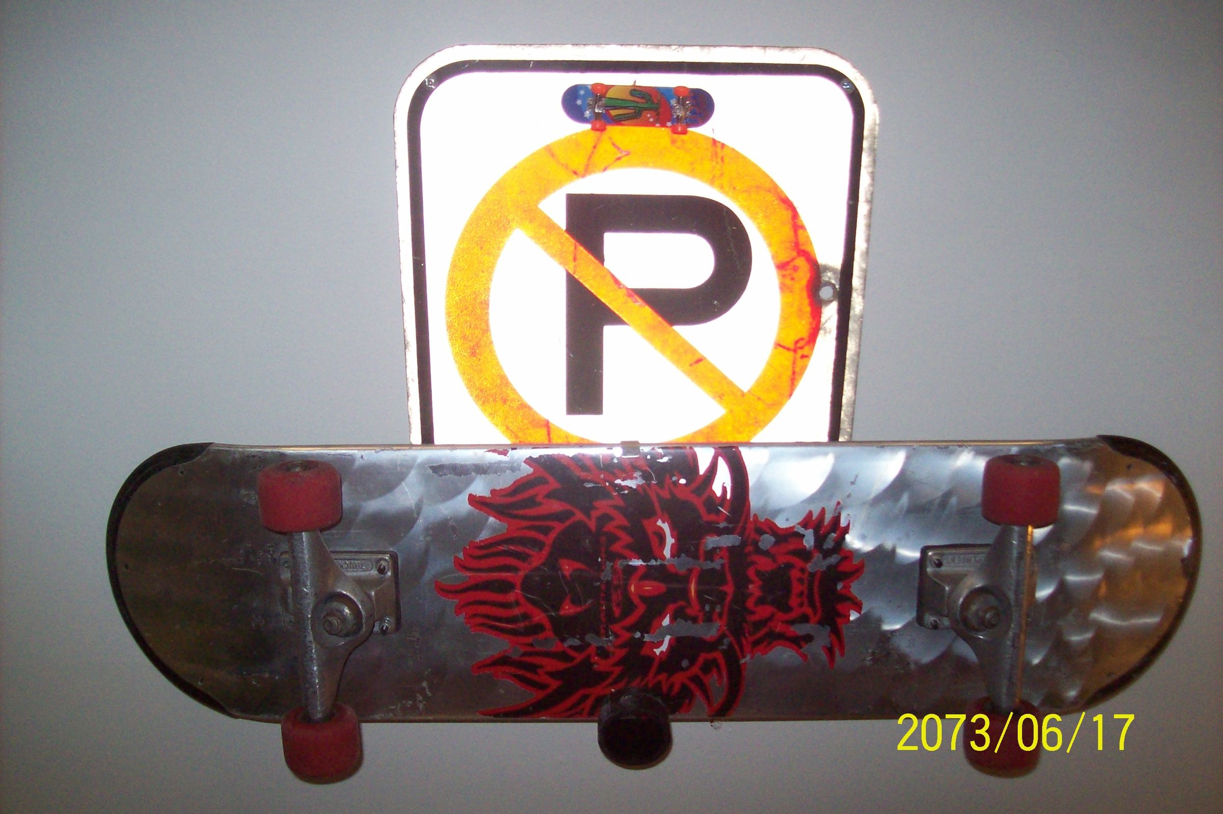 No Parking Skateboard Rack