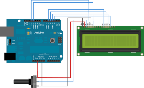 Load the Fingerprint Sketch With LCD Sketch