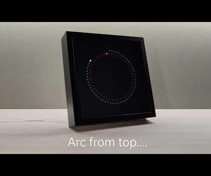 Picture Frame LED Clock Using ESPHome