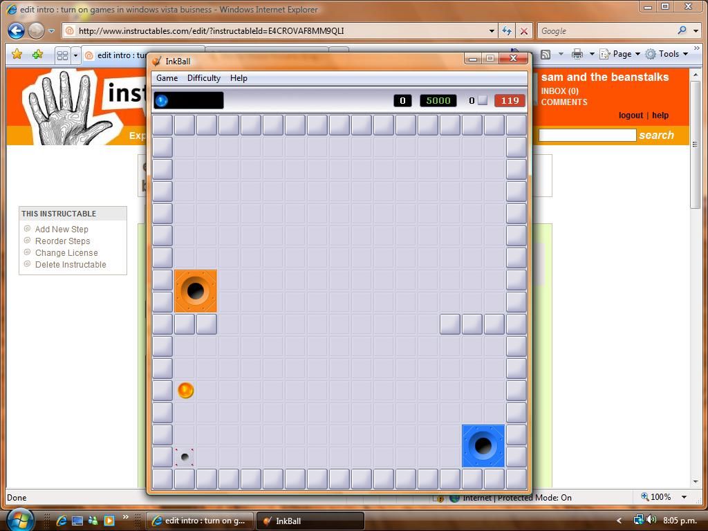 Turn on Games in Windows Vista Buisness