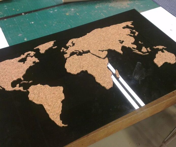 Cork Worldmap