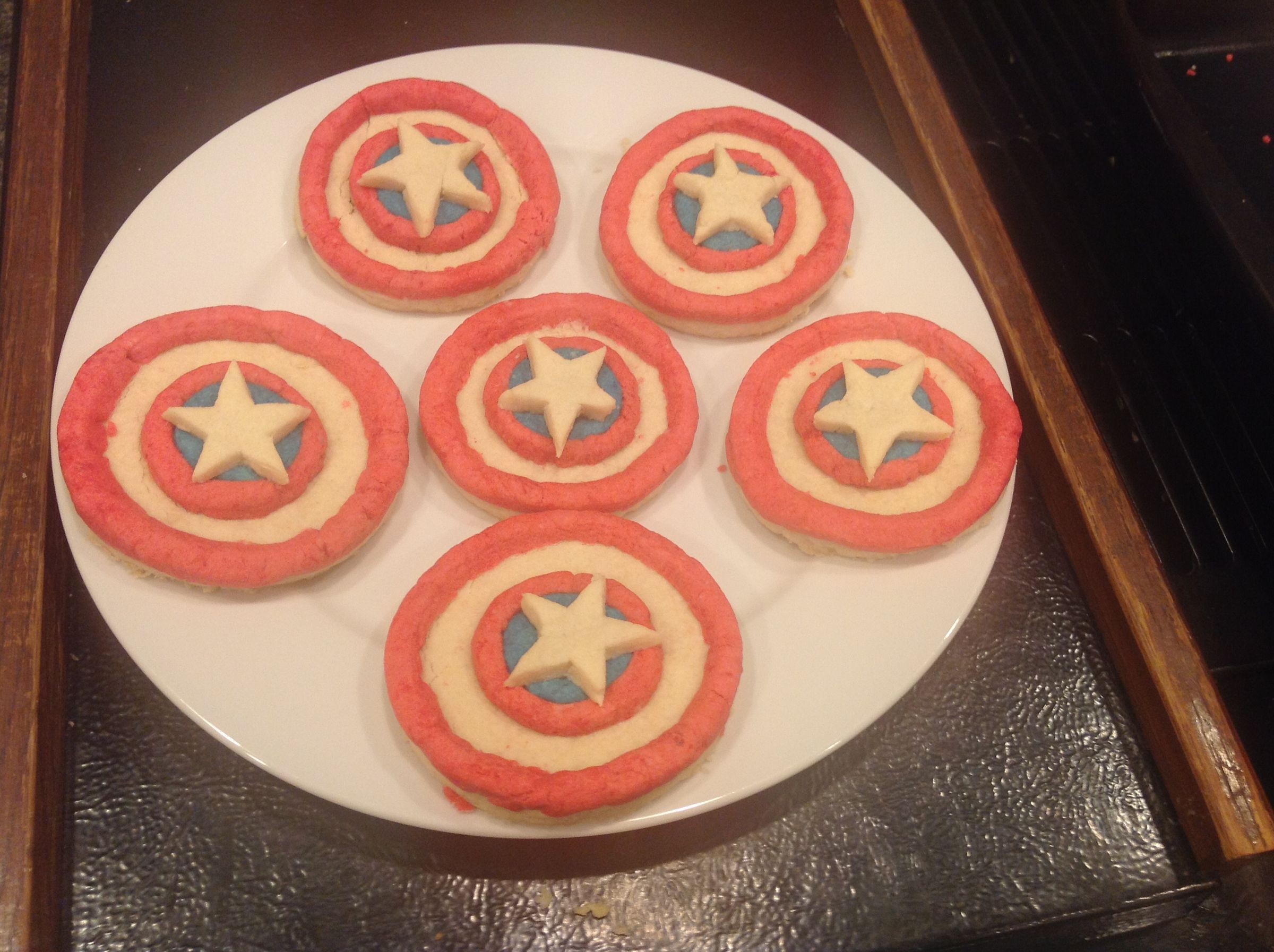 Captain America Shortbread