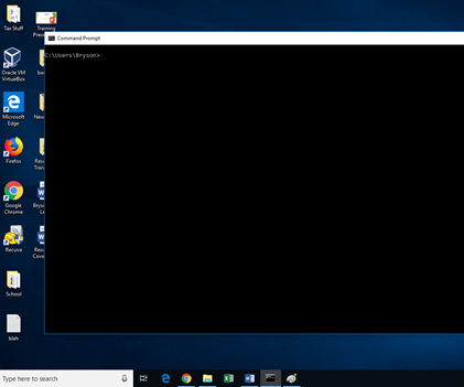 Creating Files Using Windows DOS Commands