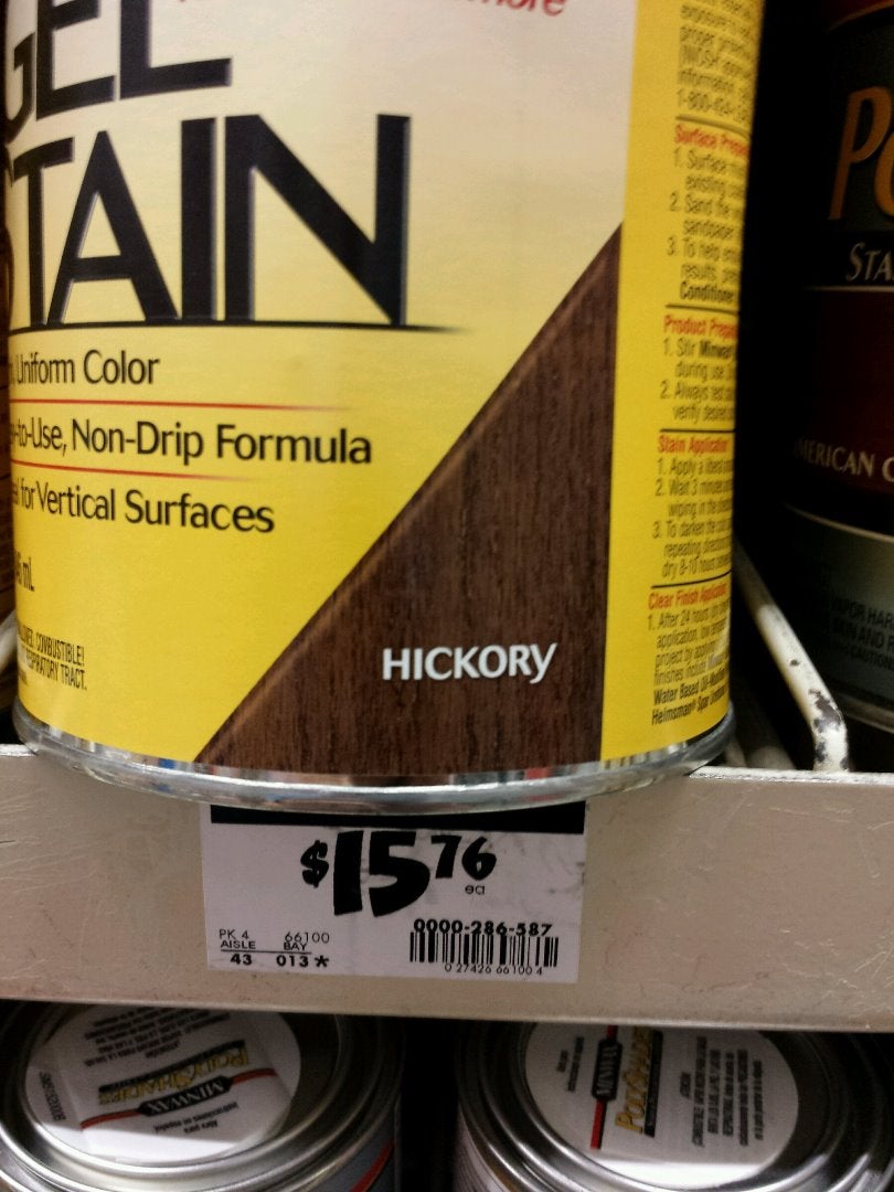 Staining the Wood and Reassembly