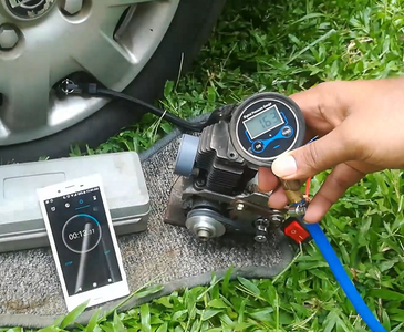 Durable Tire Inflator From 2 Stroke Engine