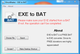 EXE Back to a BAT - Instructables
