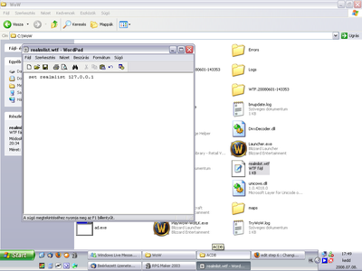 Changing Your Realmlist