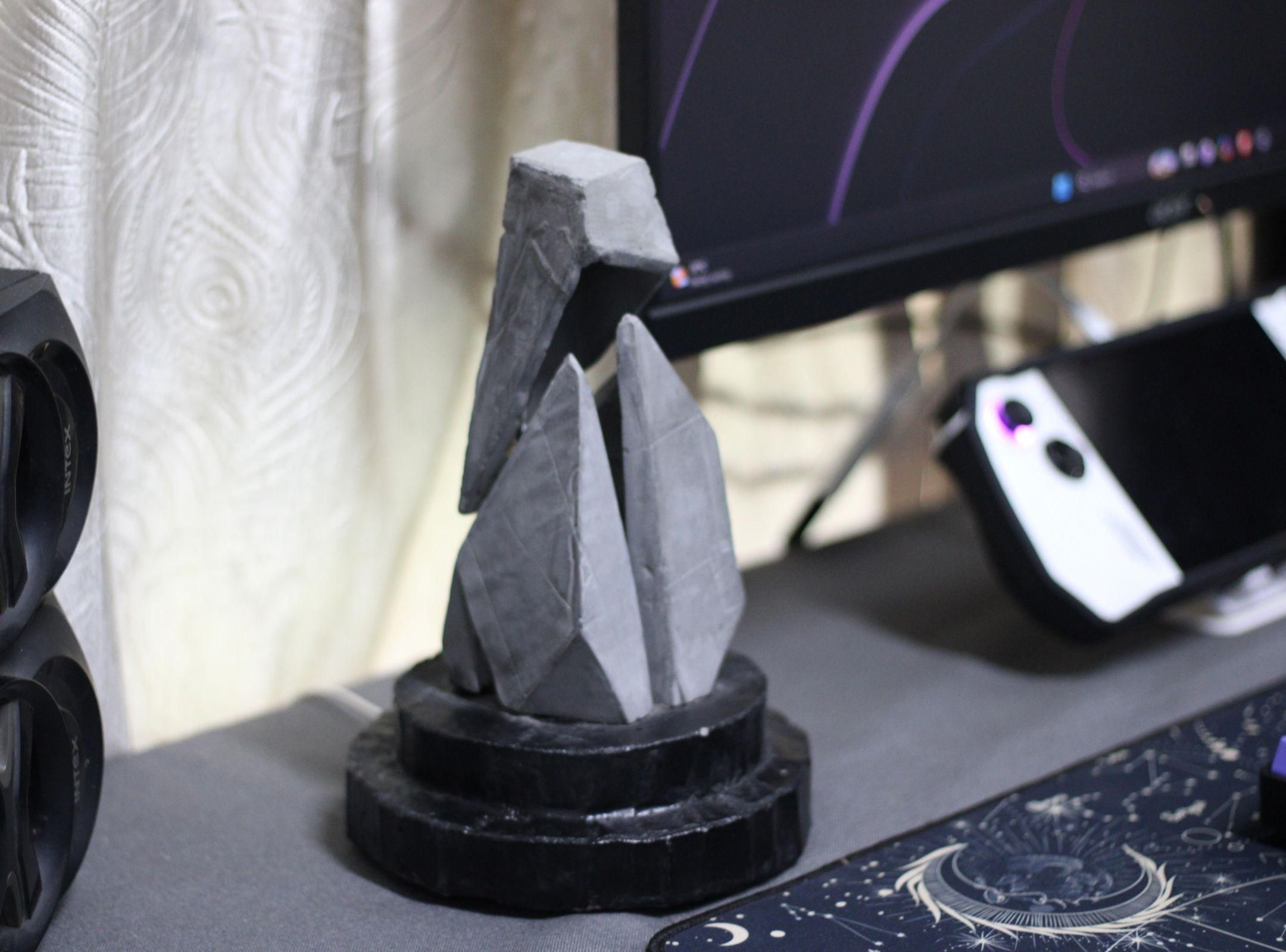 Fracture — a Brutalist Concrete Sculptural Lamp