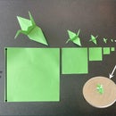Miniaturizing Origami Paper Cranes
