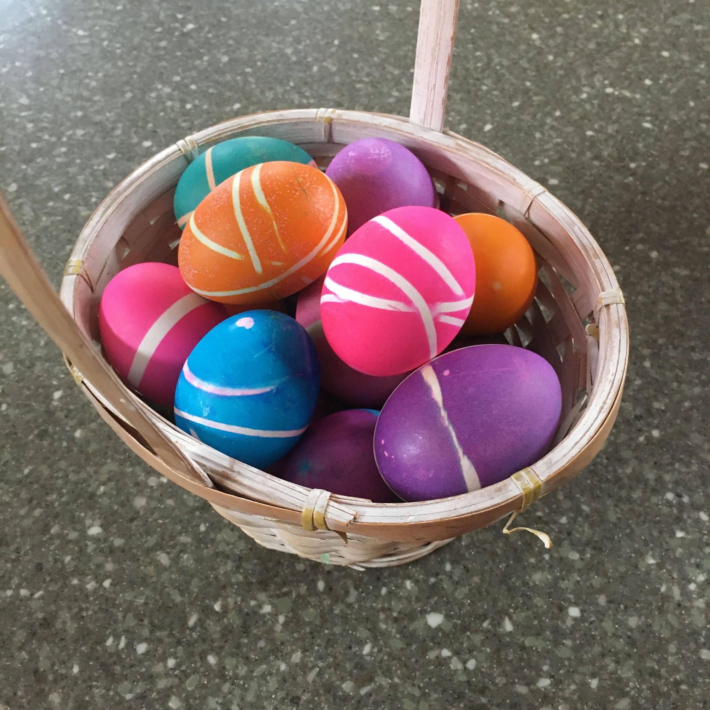 Rubber Band Dyed Easter Eggs : 5 Steps - Instructables