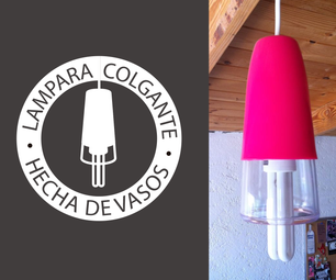 Lámpara Colgante De Vasos