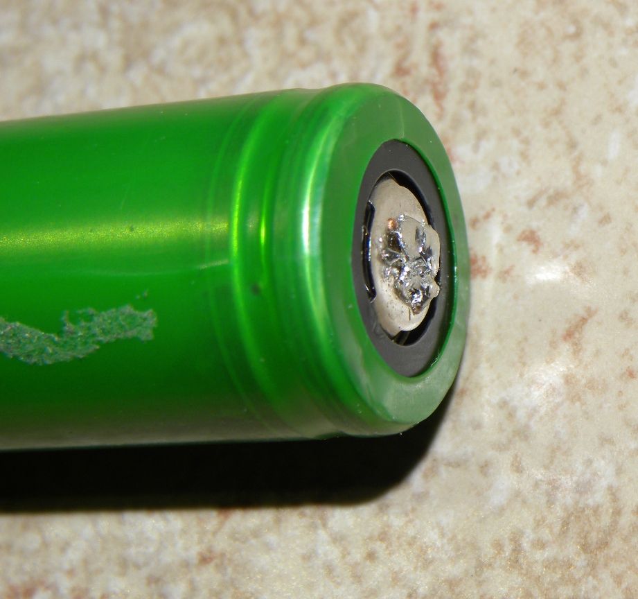 Modifying Flat-Topped Li-ion Cells to Fit Into Battery Holders