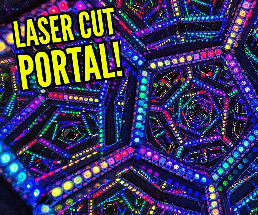DIY Laser Cut Infinity Dodecahedron LED Madness
