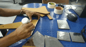Stick All Pieces and Assemble
