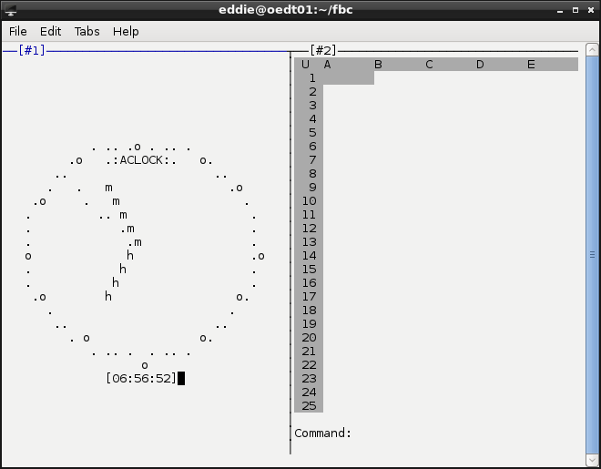 Linux Command Line Window Manager.