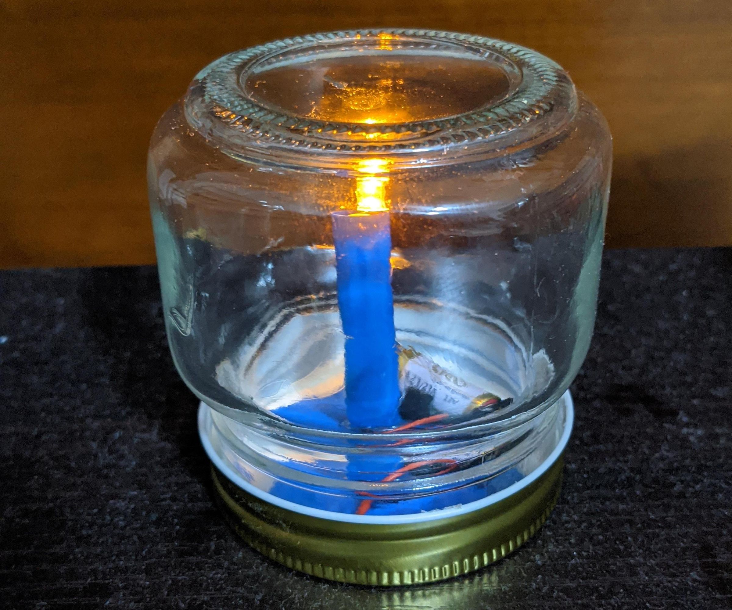 Tilt-Activated LED Candle