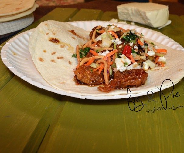 Asian Fusion Tacos With Spicy Slaw & Queso Fresco