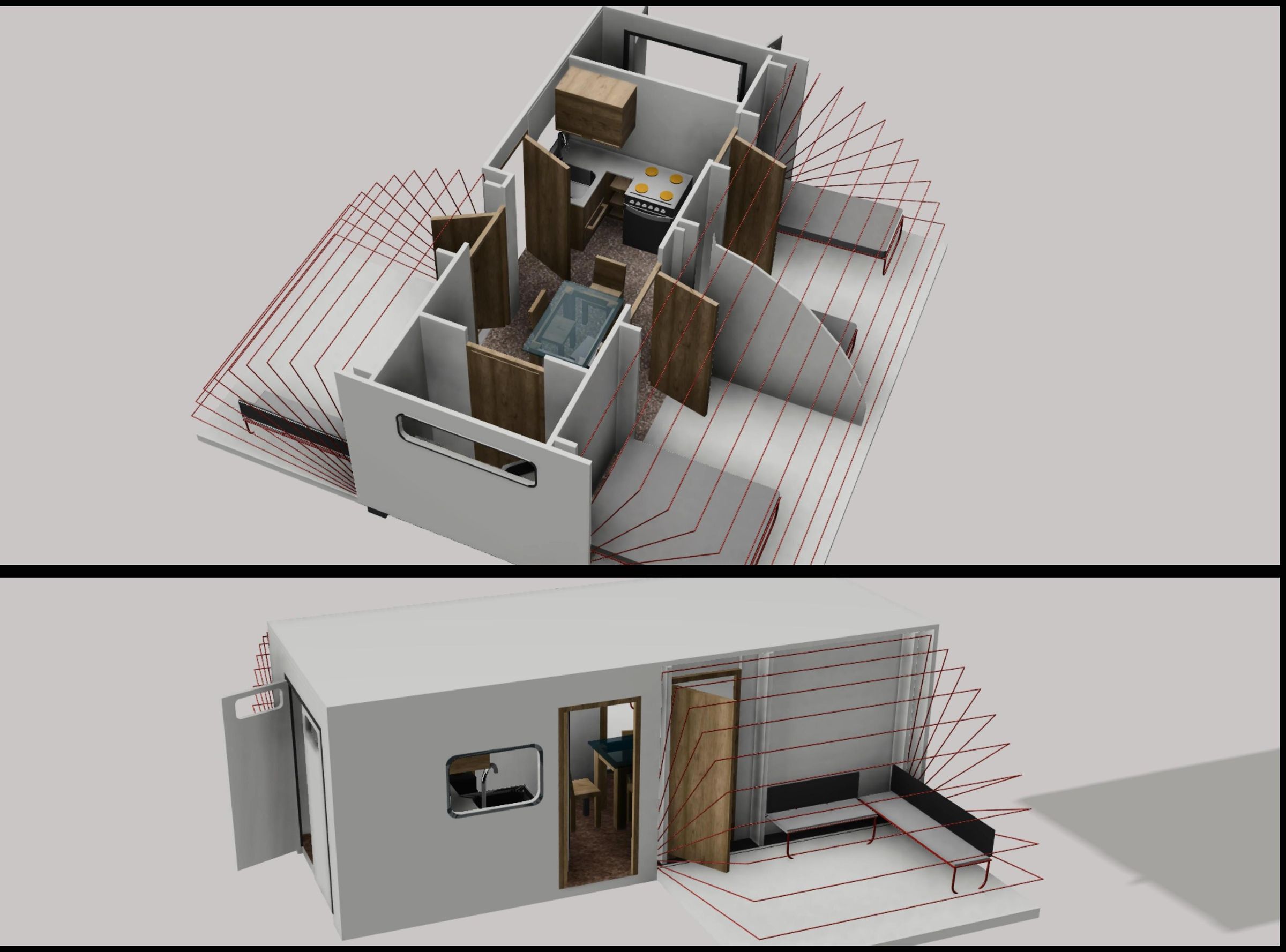 The Accordion Hub: a Fully-Integrated Foldable Emergency Shelter