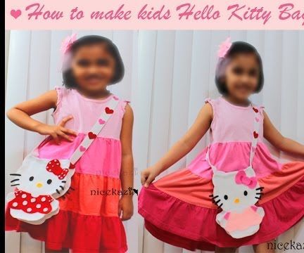 How to Make Cute Hello Kitty Bag 