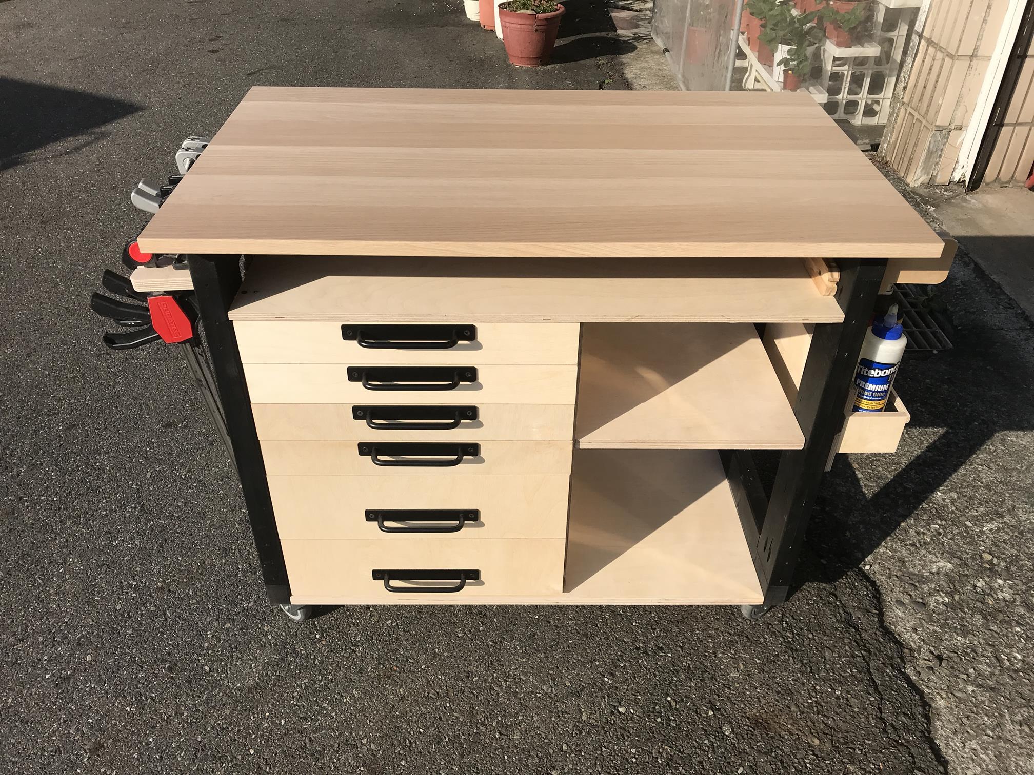 DIY Tool Cart Kitchen Island 7 Steps With Pictures Instructables F8KLZHLLOH75GDC