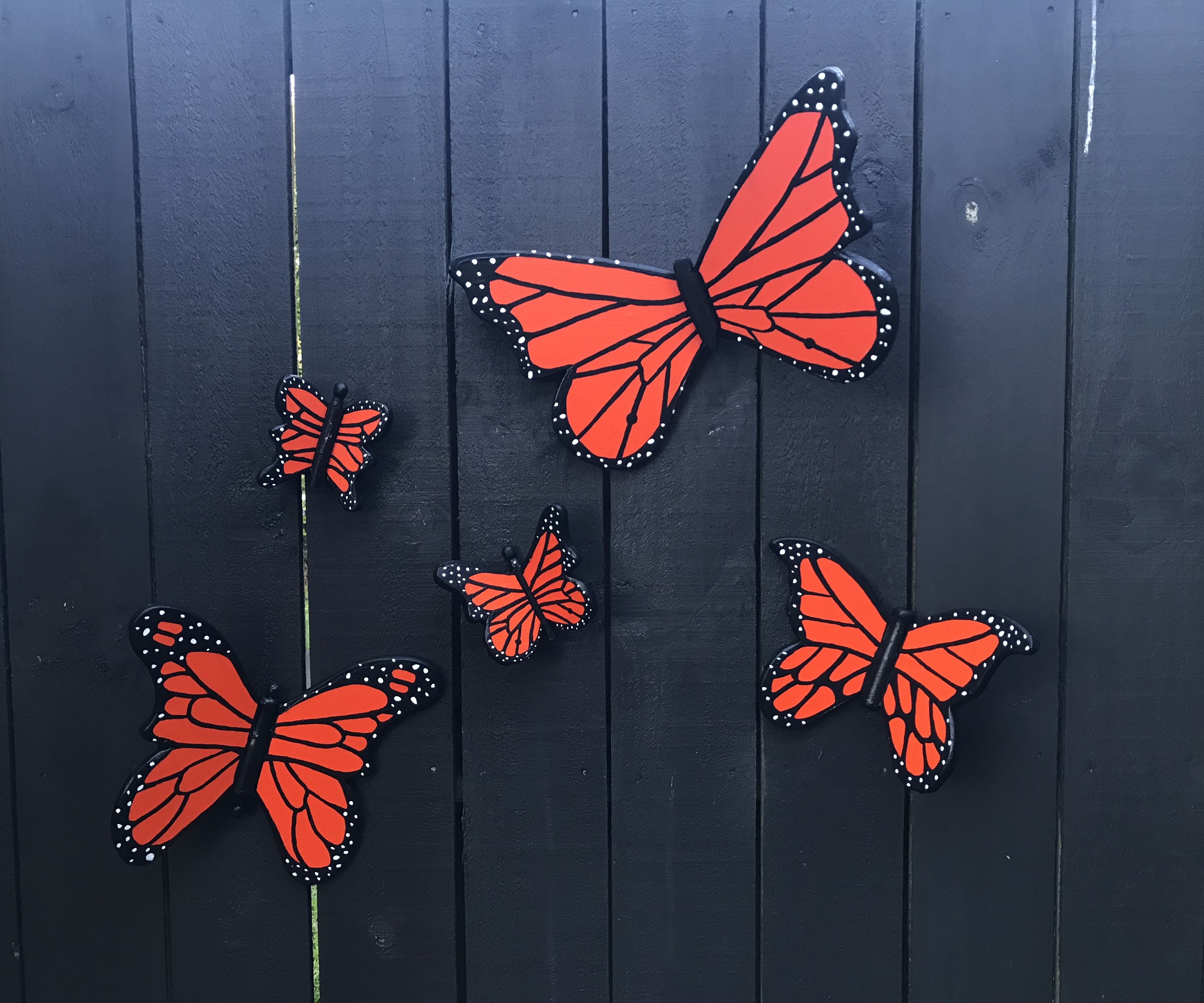 Monarch Butterfly Garden Art