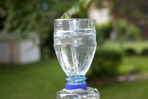 Re-create Heron's Fountain From Water Bottles