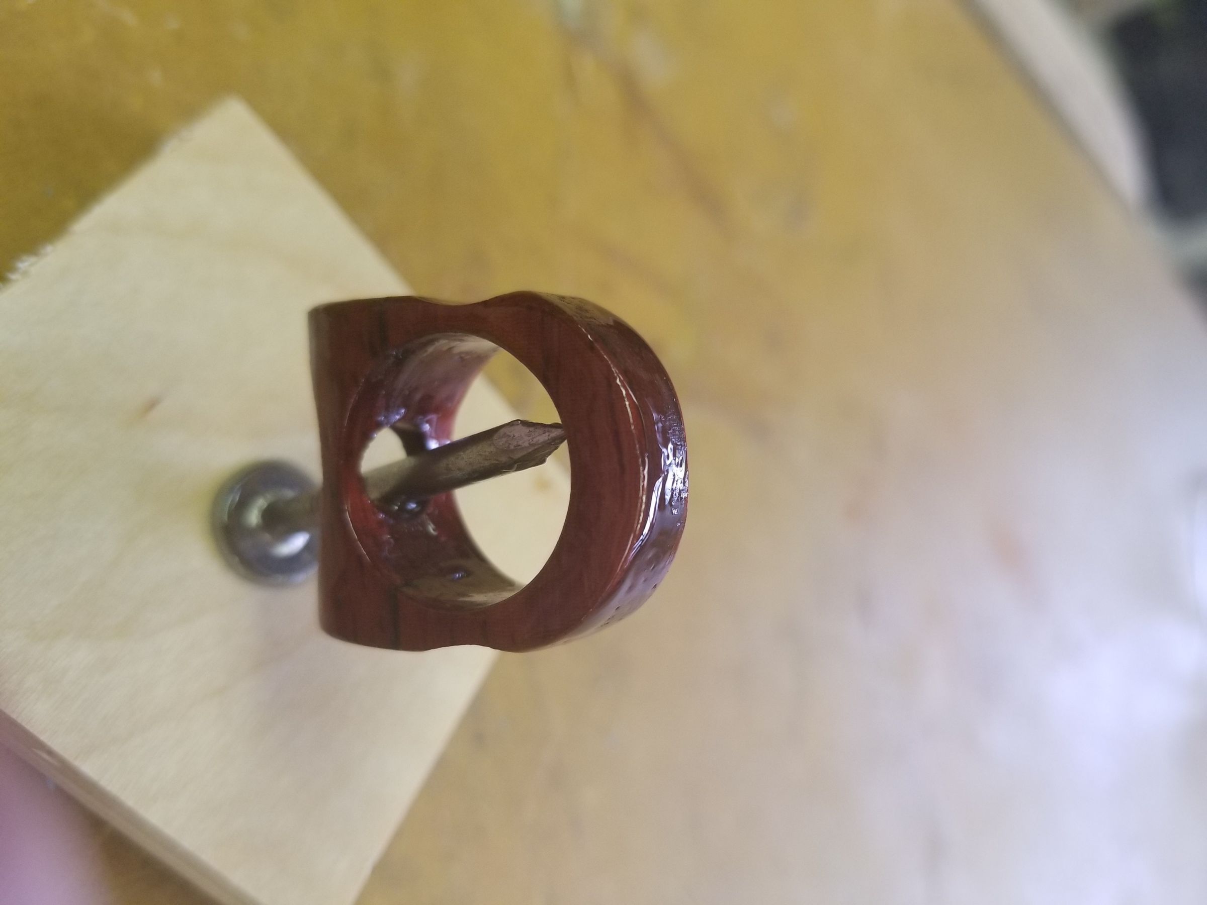 Wooden Drill Bit Ring 12 Steps Instructables