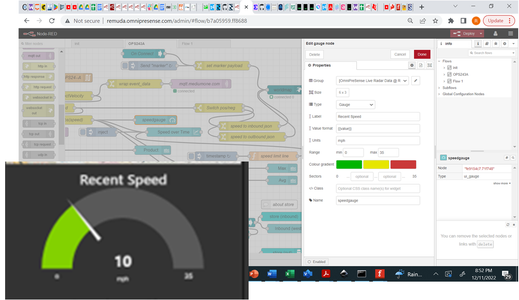 Live IoT Traffic Monitor Dashboard Using Node Red and Radar Sensor : 11 ... Circuit Diagram