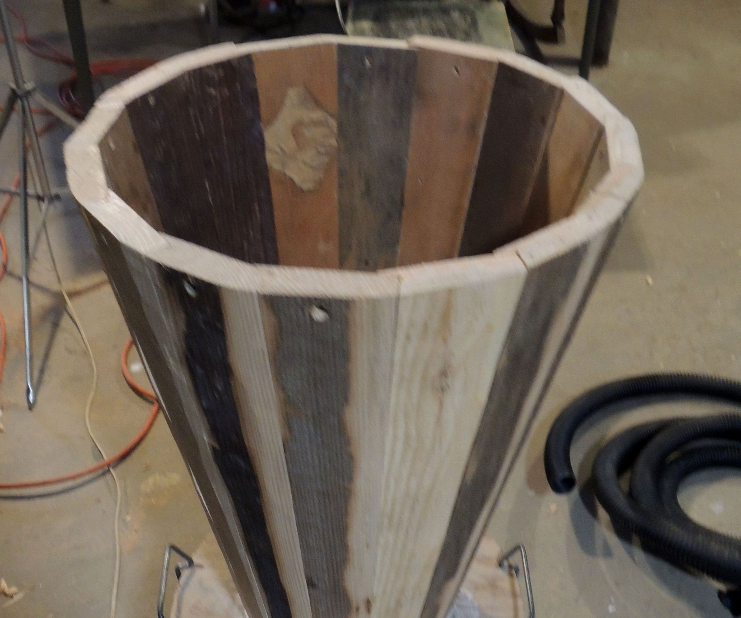 Birdsmouth Joint for Wood Cylinder Build.