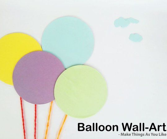 Balloon Wall Art - Recycle Plastic CD's