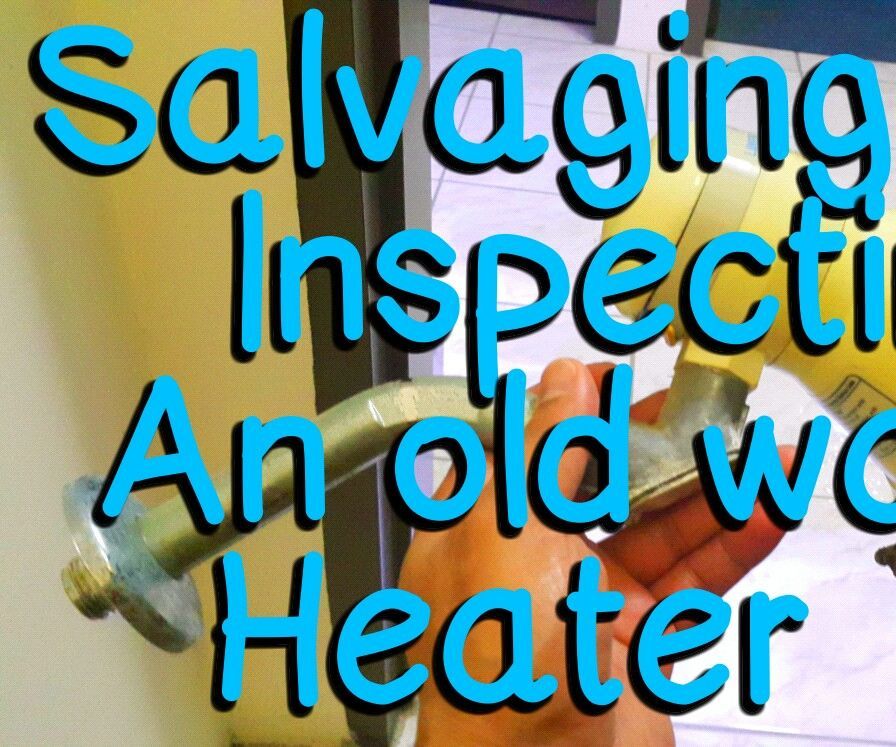 Salvaging and Inspecting an Old Shower Head Heater. 