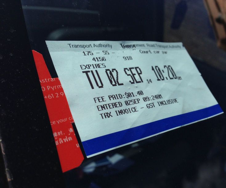 Pay Parking Ticket Holder from a Credit Card