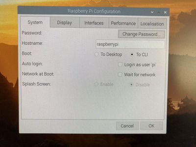Raspberry Pi OS Software Setup