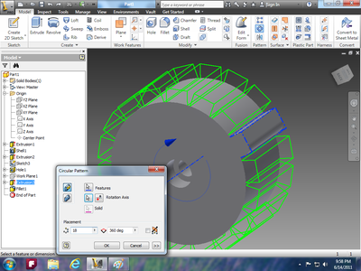 Starting a Model for the Wheels.